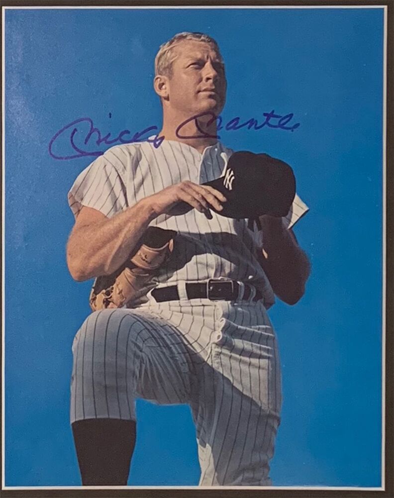 "Baseball Legends" 30.5x30.5 Custom Framed Photo Display Signed by (6) with Mickey Mantle, Joe DiMaggio, Yogi Berra, Whitey Ford, Derek Jeter & Mariano Rivera (JSA LOA & Steiner Hologram) at PristineAuction.com "Baseball Legends" 30.5x30.5 Custom Framed Photo Display Signed by (6) with Mickey Mantle, Joe DiMaggio, Yogi Berra, Whitey Ford, Derek Jeter & Mariano Rivera (JSA LOA & Steiner Hologram) at PristineAuction.com