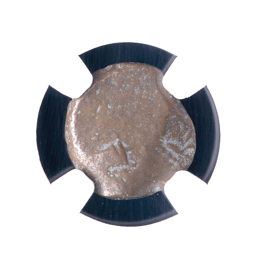Biblical "Widow's Mite" 135-37 BC Judaean Prutah of the Maccabean Kings (NGC Certified) at PristineAuction.com Biblical "Widow's Mite" 135-37 BC Judaean Prutah of the Maccabean Kings (NGC Certified) at PristineAuction.com