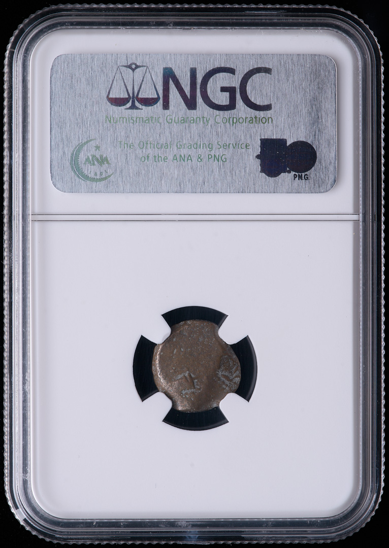Biblical "Widow's Mite" 135-37 BC Judaean Prutah of the Maccabean Kings (NGC Certified) at PristineAuction.com Biblical "Widow's Mite" 135-37 BC Judaean Prutah of the Maccabean Kings (NGC Certified) at PristineAuction.com