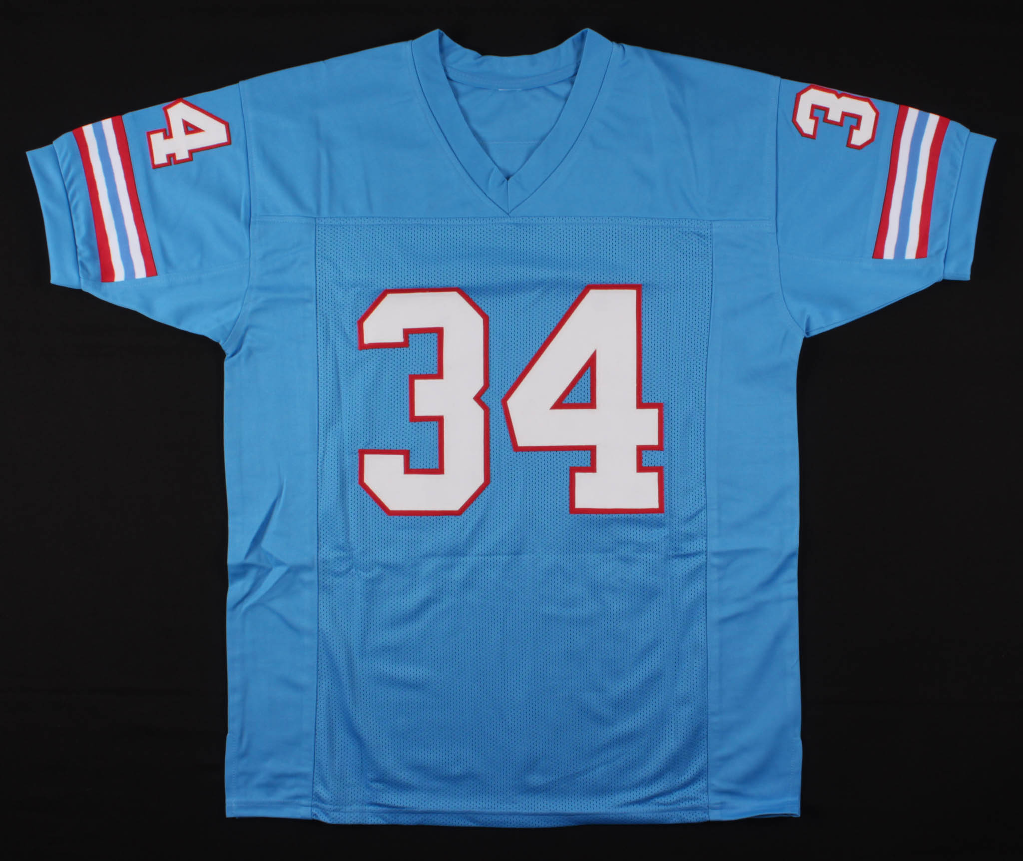 Earl Campbell Signed Houston Oilers Jersey Inscribed "HOF 91" (JSA COA) at PristineAuction.com Earl Campbell Signed Houston Oilers Jersey Inscribed "HOF 91" (JSA COA) at PristineAuction.com