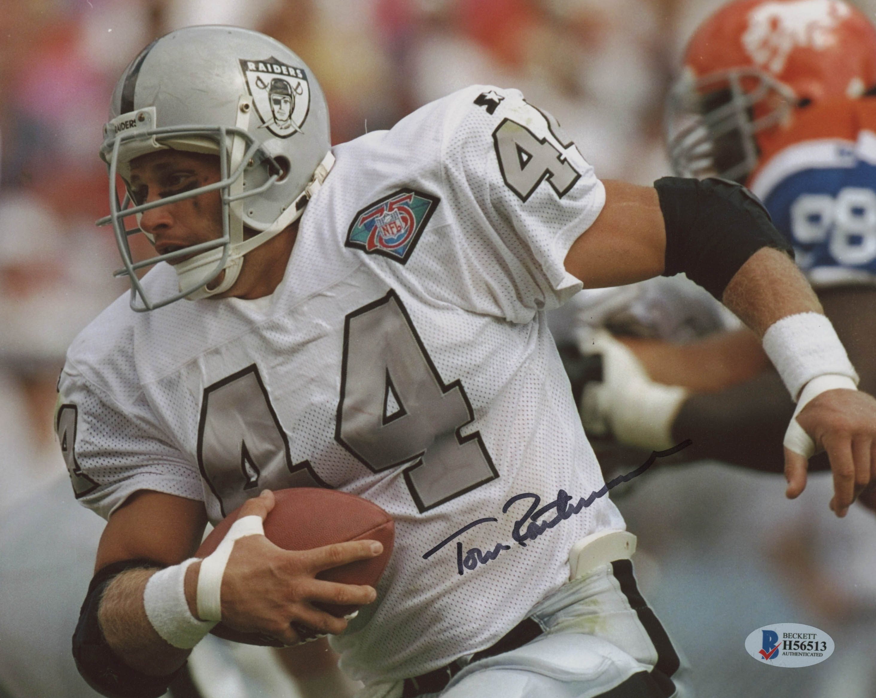 Tom Rathman Signed Los Angeles Raiders 8x10 Photo (Beckett COA ...
