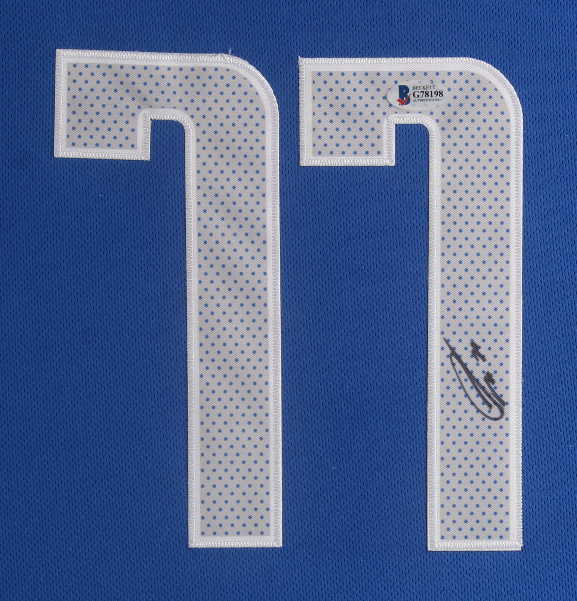 Luka Doncic Signed Dallas Mavericks 35.5x43.5 Custom Framed Jersey Display (Beckett Hologram) at PristineAuction.com Luka Doncic Signed Dallas Mavericks 35.5x43.5 Custom Framed Jersey Display (Beckett Hologram) at PristineAuction.com