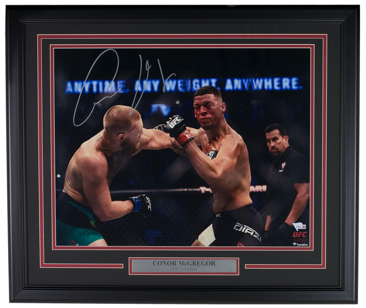 Conor McGregor Signed 22x27 Custom Framed Photo Display (Fanatics Hologram) at PristineAuction.com Conor McGregor Signed 22x27 Custom Framed Photo Display (Fanatics Hologram) at PristineAuction.com