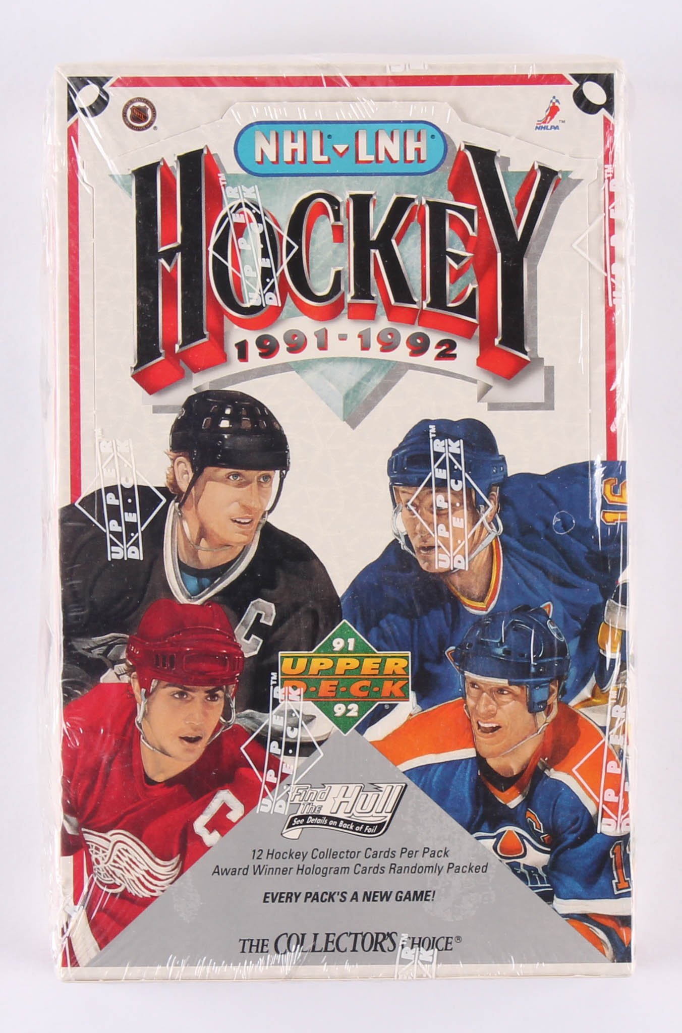 1991-92 Upper Deck NHL The Collectors Choice Retail Box of (36) Packs at PristineAuction.com 1991-92 Upper Deck NHL The Collectors Choice Retail Box of (36) Packs at PristineAuction.com
