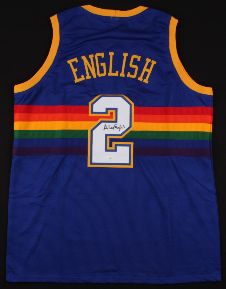Alex English Signed Jersey (JSA COA) Pristine Auction