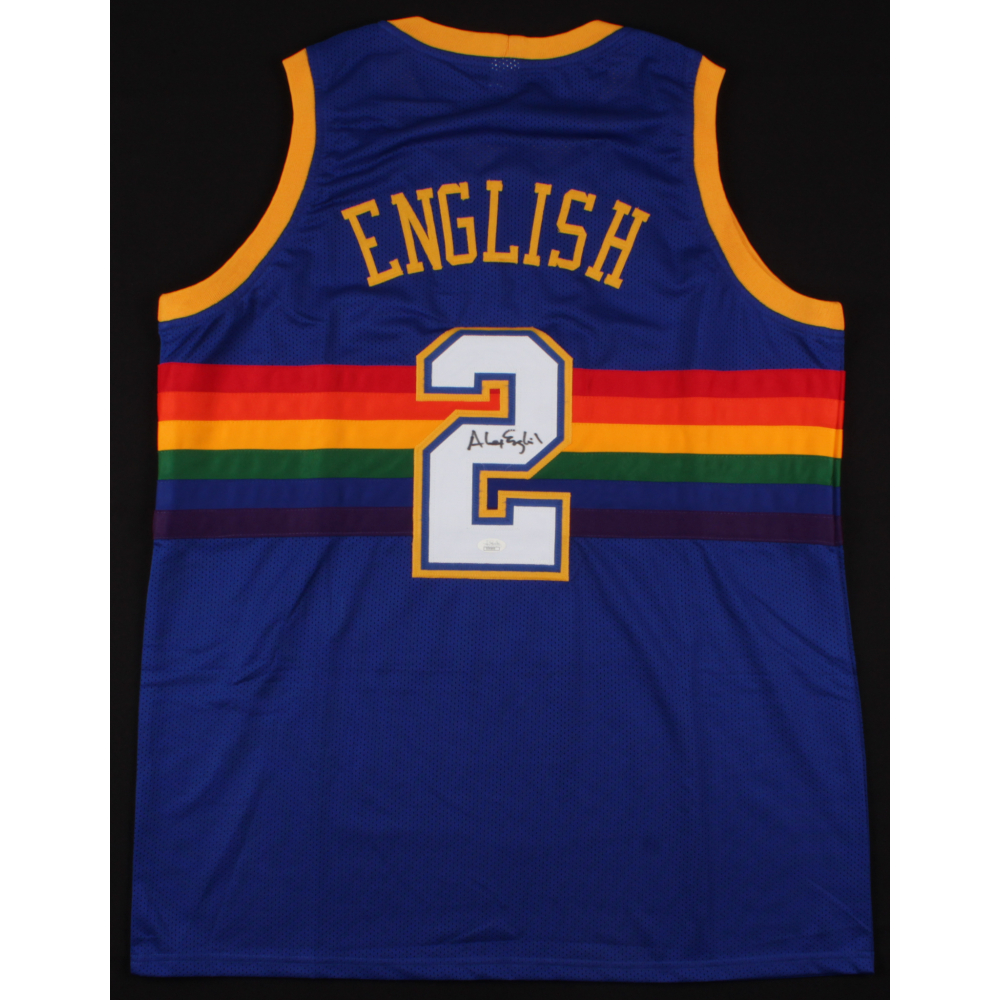Alex English Signed Jersey (JSA COA) Pristine Auction