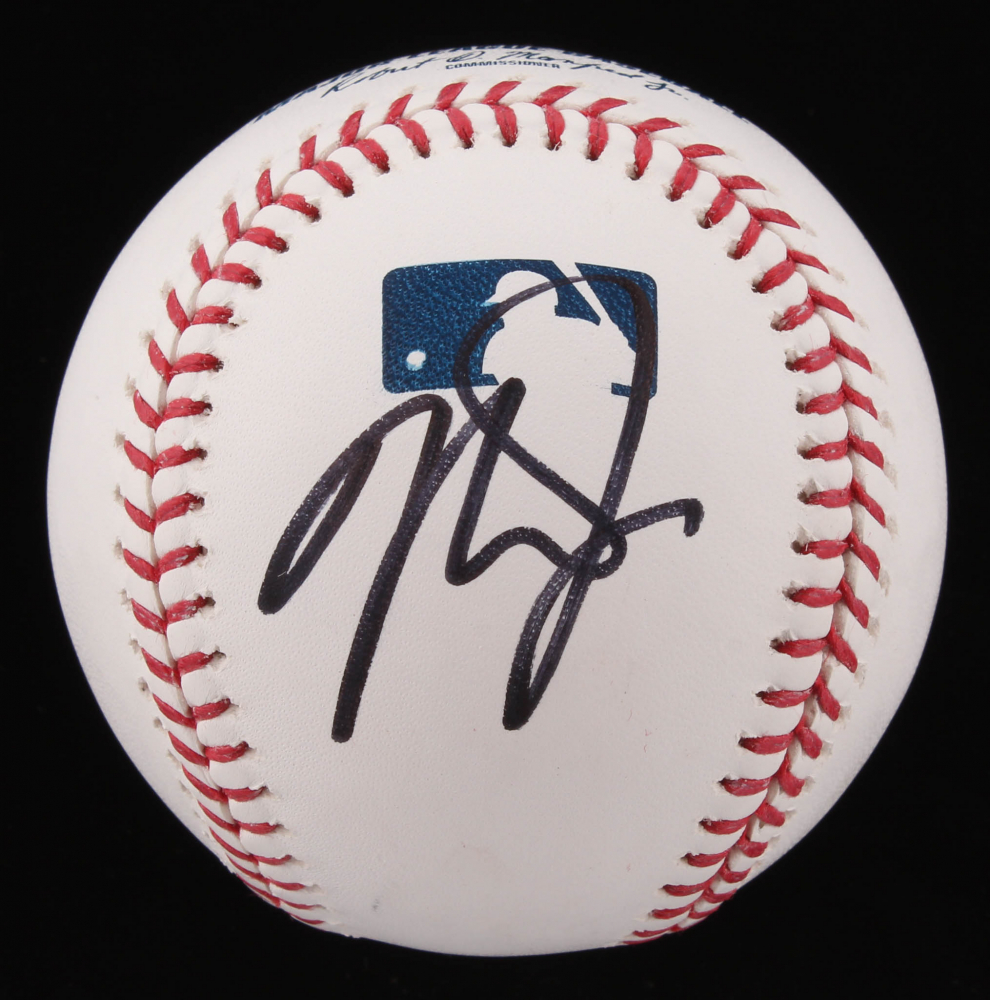 Mike Trout Signed OML Baseball (PSA COA) Pristine Auction