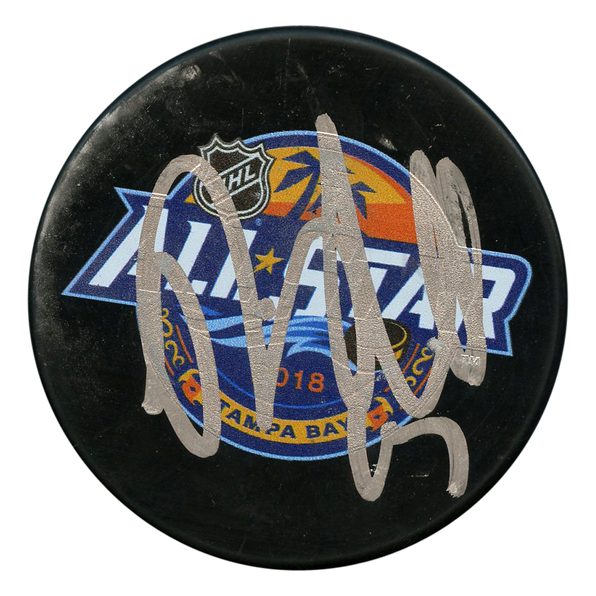 Rickard Rakell Signed 2018 NHL All Star Game Logo Hockey Puck (JSA Hologram) at PristineAuction.com Rickard Rakell Signed 2018 NHL All Star Game Logo Hockey Puck (JSA Hologram) at PristineAuction.com