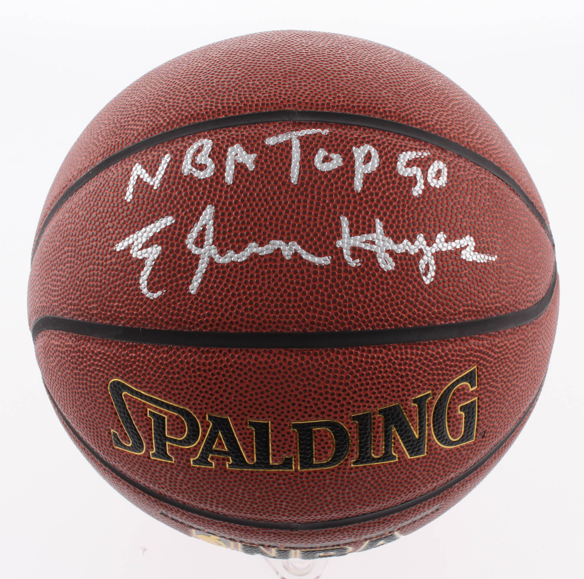 Elvin Hayes Signed NBA Basketball Inscribed "NBA Top 50" (Schwartz COA) at PristineAuction.com Elvin Hayes Signed NBA Basketball Inscribed "NBA Top 50" (Schwartz COA) at PristineAuction.com