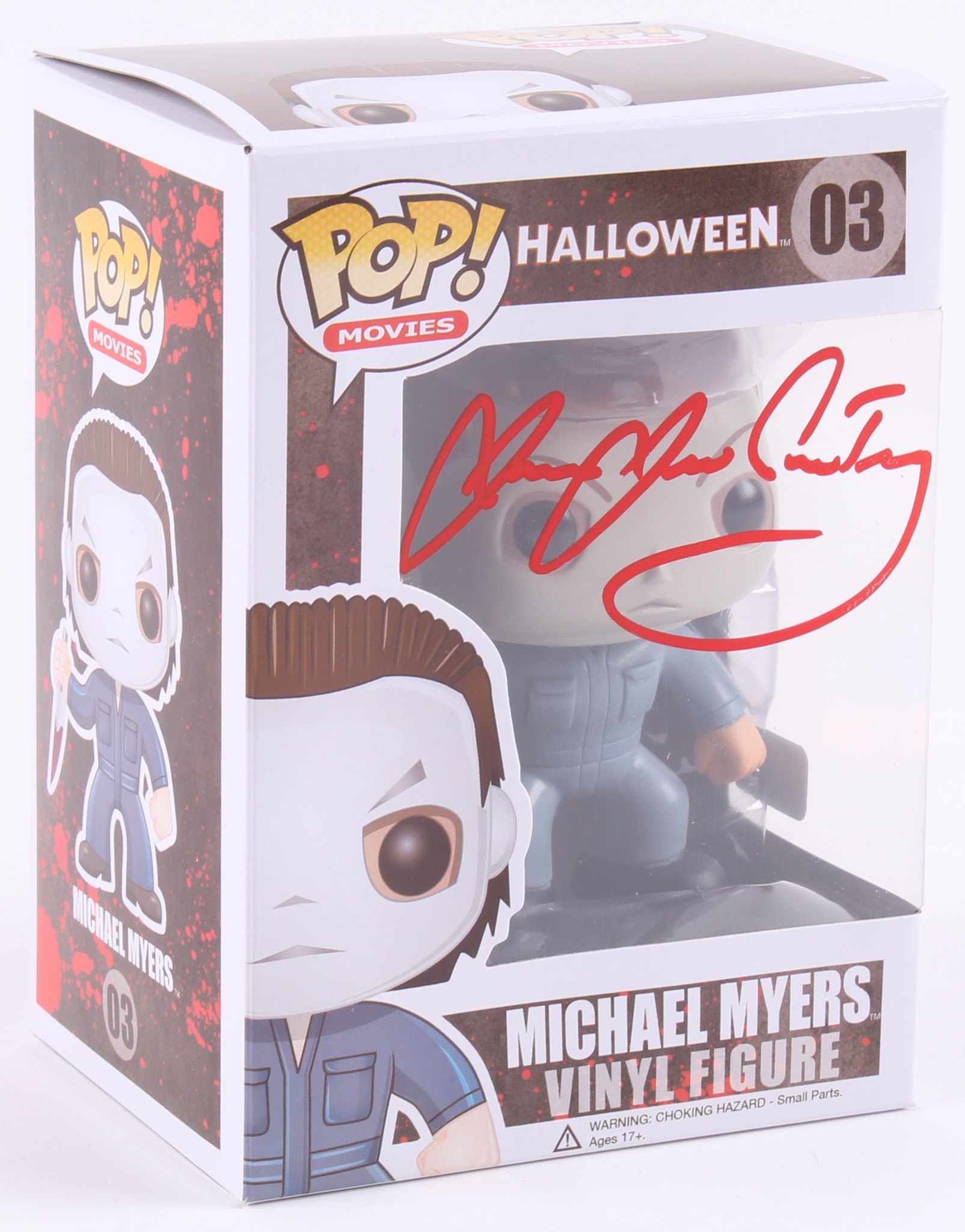 James Jude Courtney Signed Michael Myers #03 Funko Pop! Vinyl Figure (PA COA) at PristineAuction.com James Jude Courtney Signed Michael Myers #03 Funko Pop! Vinyl Figure (PA COA) at PristineAuction.com