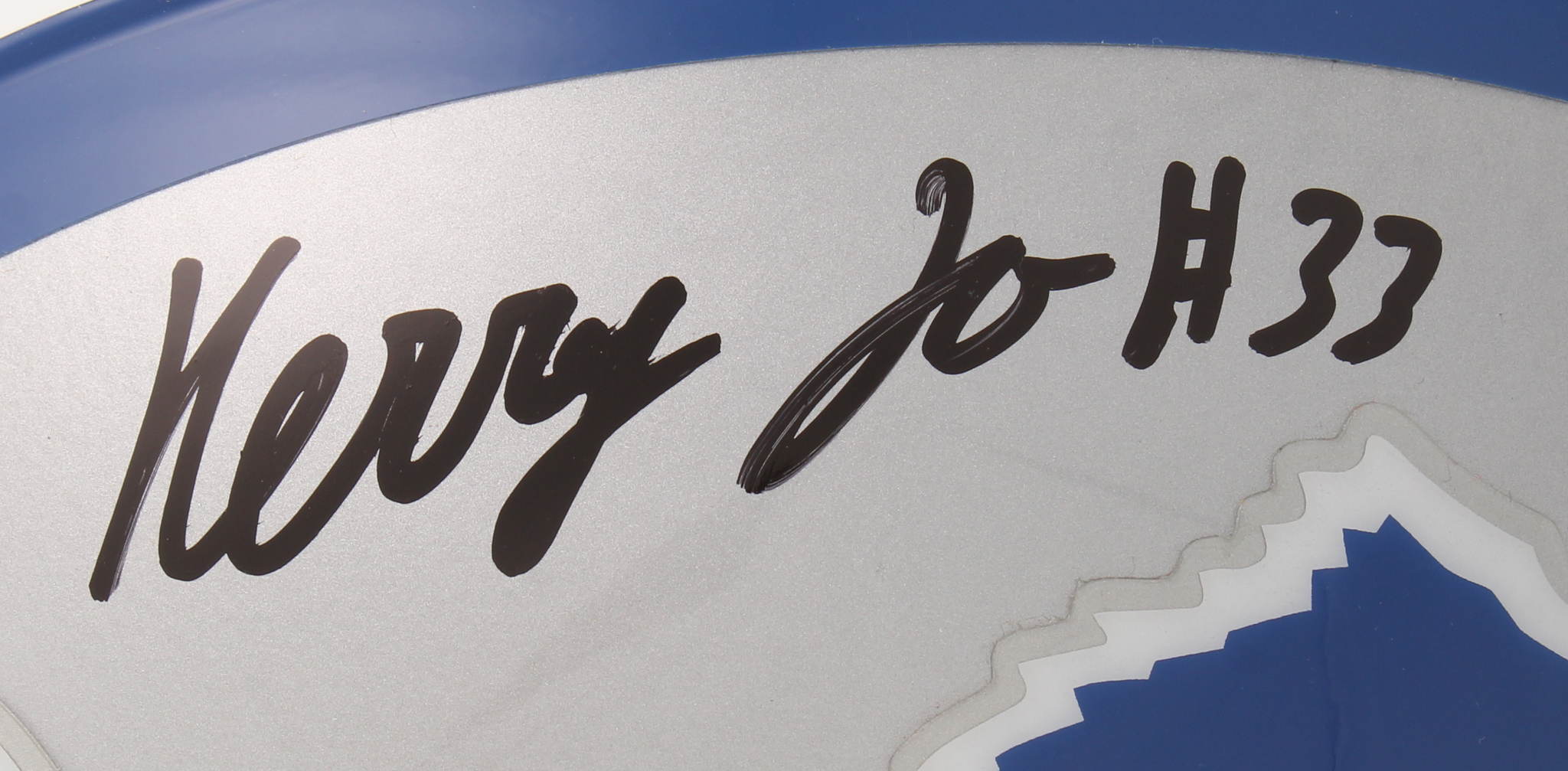 Kerryon Johnson Signed Lions Full-Size Authentic On-Field Throwback Helmet (Radtke COA) at PristineAuction.com Kerryon Johnson Signed Lions Full-Size Authentic On-Field Throwback Helmet (Radtke COA) at PristineAuction.com