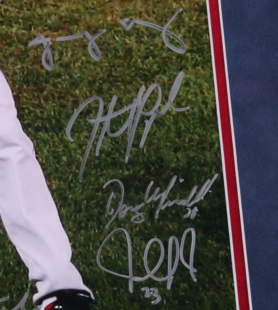 2007 Boston Red Sox World Series Champions LE 23.5x31.5 Custom Framed Photo Display Team-Signed by (23) with Curt Schilling, David Ortiz, Terry Francona, Jason Varitek, Alex Cora (Steiner COA & MLB Hologram) at PristineAuction.com 2007 Boston Red Sox World Series Champions LE 23.5x31.5 Custom Framed Photo Display Team-Signed by (23) with Curt Schilling, David Ortiz, Terry Francona, Jason Varitek, Alex Cora (Steiner COA & MLB Hologram) at PristineAuction.com