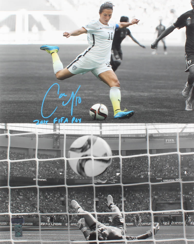 Carli Lloyd Signed Team USA 16x20 Photo Inscribed "2015 FIFA POY" (Radtke COA & Lloyd Hologram) at PristineAuction.com Carli Lloyd Signed Team USA 16x20 Photo Inscribed "2015 FIFA POY" (Radtke COA & Lloyd Hologram) at PristineAuction.com