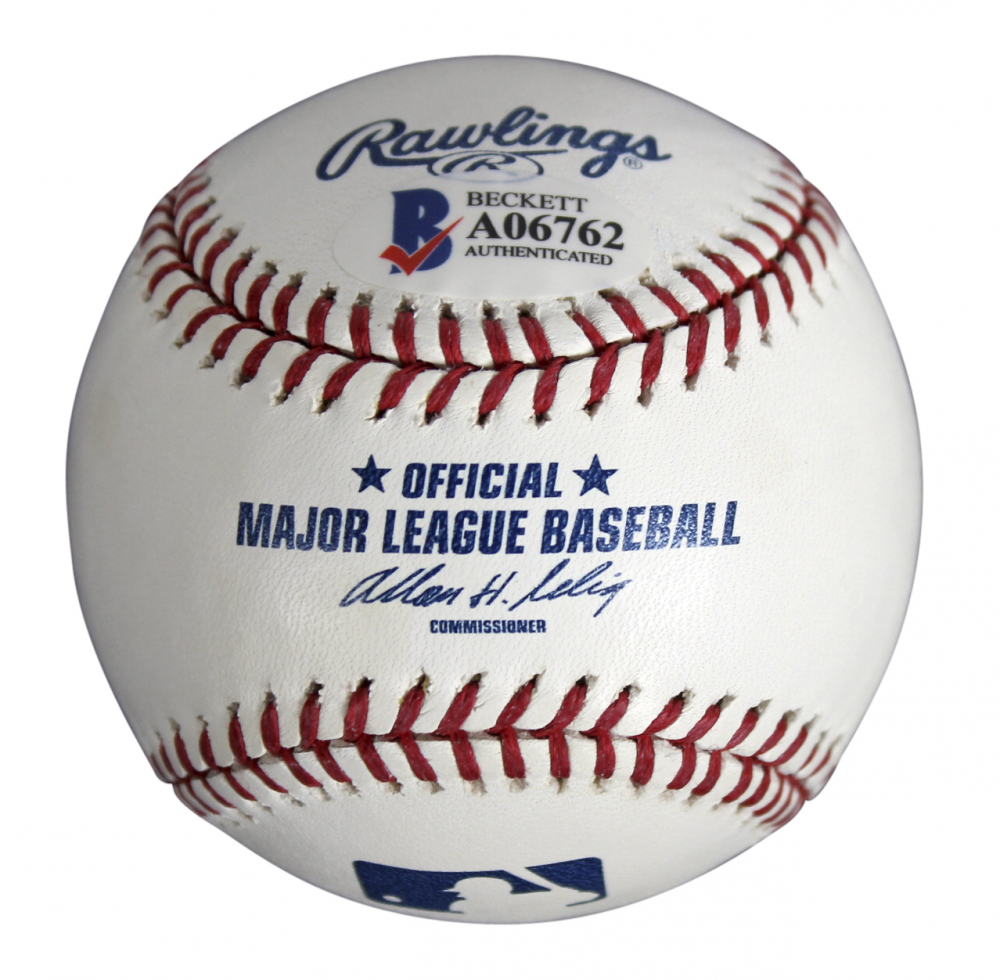 David Gilmour Signed OML Baseball (Beckett LOA) | Pristine ...