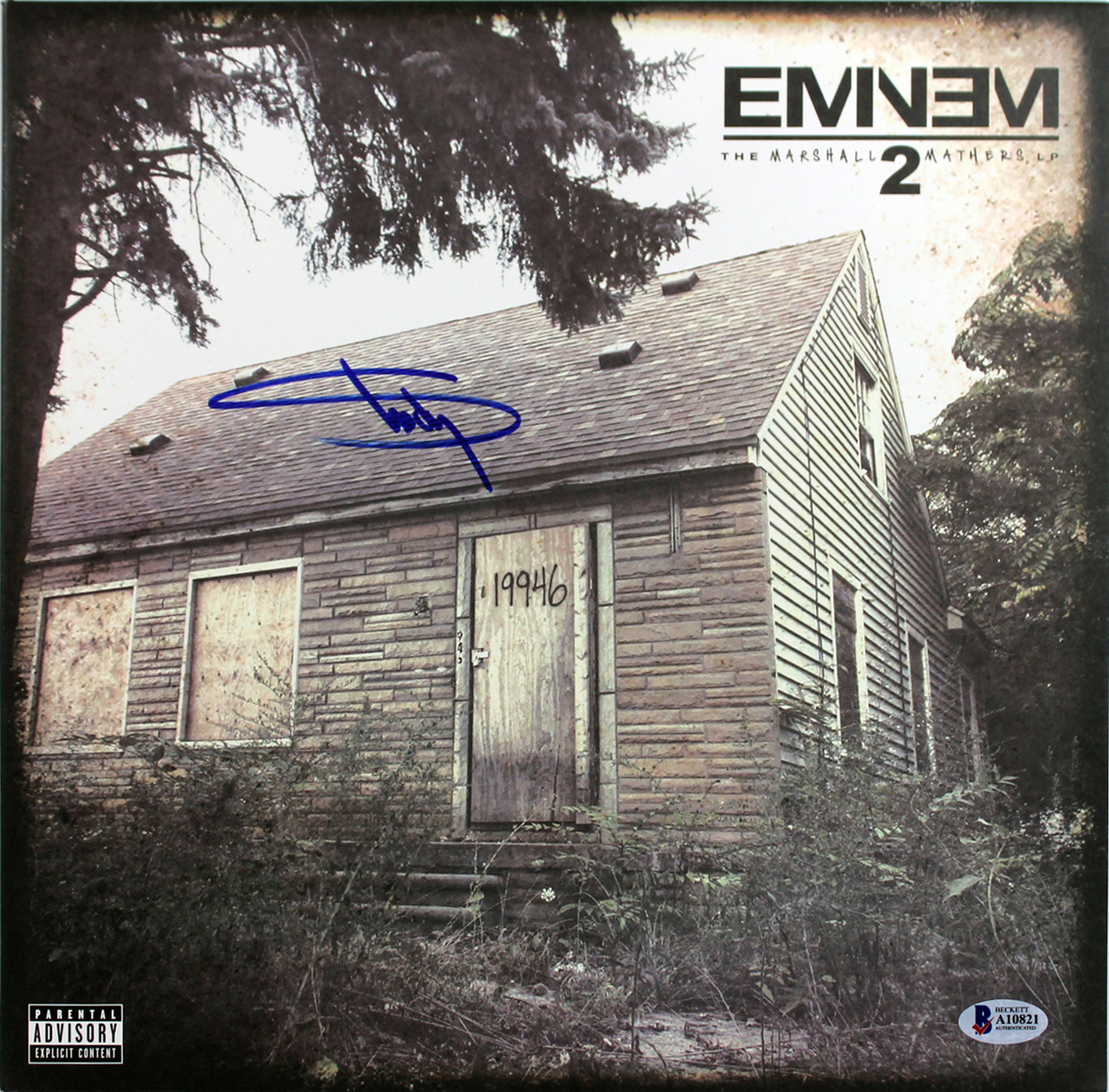 【額縁付き】 EMINEM The Marshall Mathers LP Eminem - the Marshall Mathers LP - Framed Double Album