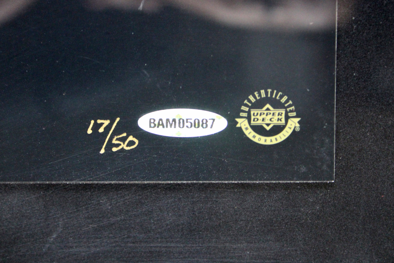 LeBron James Signed LE Miami Heat 20.25x41.25 Framed Photo Display (Beckett LOA & UDA Hologram) at PristineAuction.com LeBron James Signed LE Miami Heat 20.25x41.25 Framed Photo Display (Beckett LOA & UDA Hologram) at PristineAuction.com