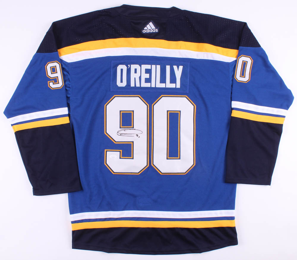 Ryan O'Reilly Signed 2019 Stanley Cup Finals St. Louis Blues Jersey (JSA COA) at PristineAuction.com Ryan O'Reilly Signed 2019 Stanley Cup Finals St. Louis Blues Jersey (JSA COA) at PristineAuction.com