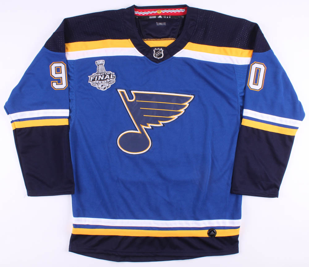 Ryan O'Reilly Signed 2019 Stanley Cup Finals St. Louis Blues Jersey (JSA COA) at PristineAuction.com Ryan O'Reilly Signed 2019 Stanley Cup Finals St. Louis Blues Jersey (JSA COA) at PristineAuction.com