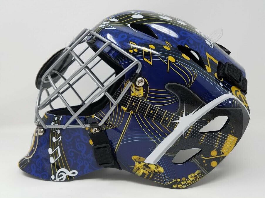 Jordan Binnington Signed St. Louis Blues Limited Edition Full Size Goalie Mask Inscribed "2019 SC Champs" & "16 Wins" (Fanatics Hologram) at PristineAuction.com Jordan Binnington Signed St. Louis Blues Limited Edition Full Size Goalie Mask Inscribed "2019 SC Champs" & "16 Wins" (Fanatics Hologram) at PristineAuction.com