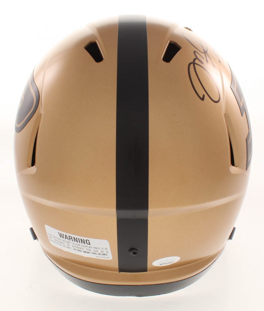 Mike Alstott Signed Purdue Boilermakers FullSize Speed Helmet (JSA COA