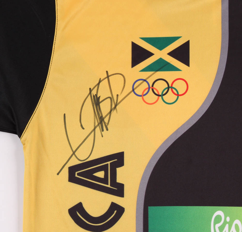 Usain Bolt Signed Jersey (JSA Hologram) at PristineAuction.com Usain Bolt Signed Jersey (JSA Hologram) at PristineAuction.com