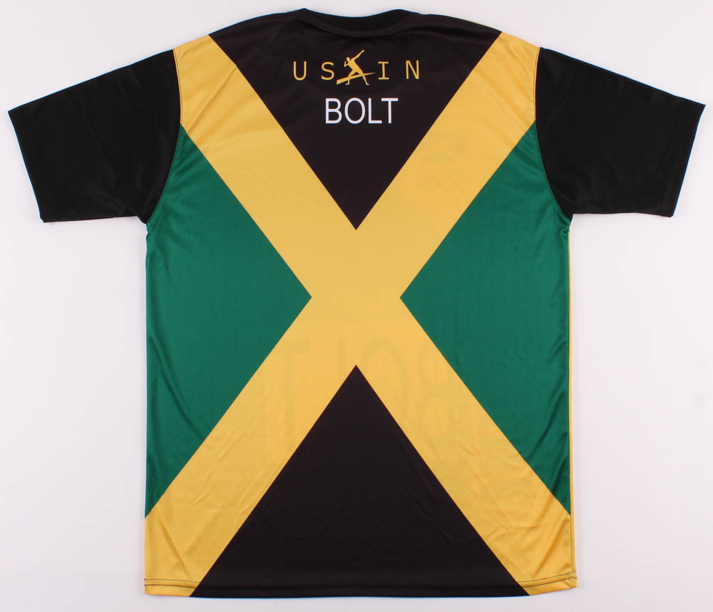 Usain Bolt Signed Jersey (JSA Hologram) at PristineAuction.com Usain Bolt Signed Jersey (JSA Hologram) at PristineAuction.com