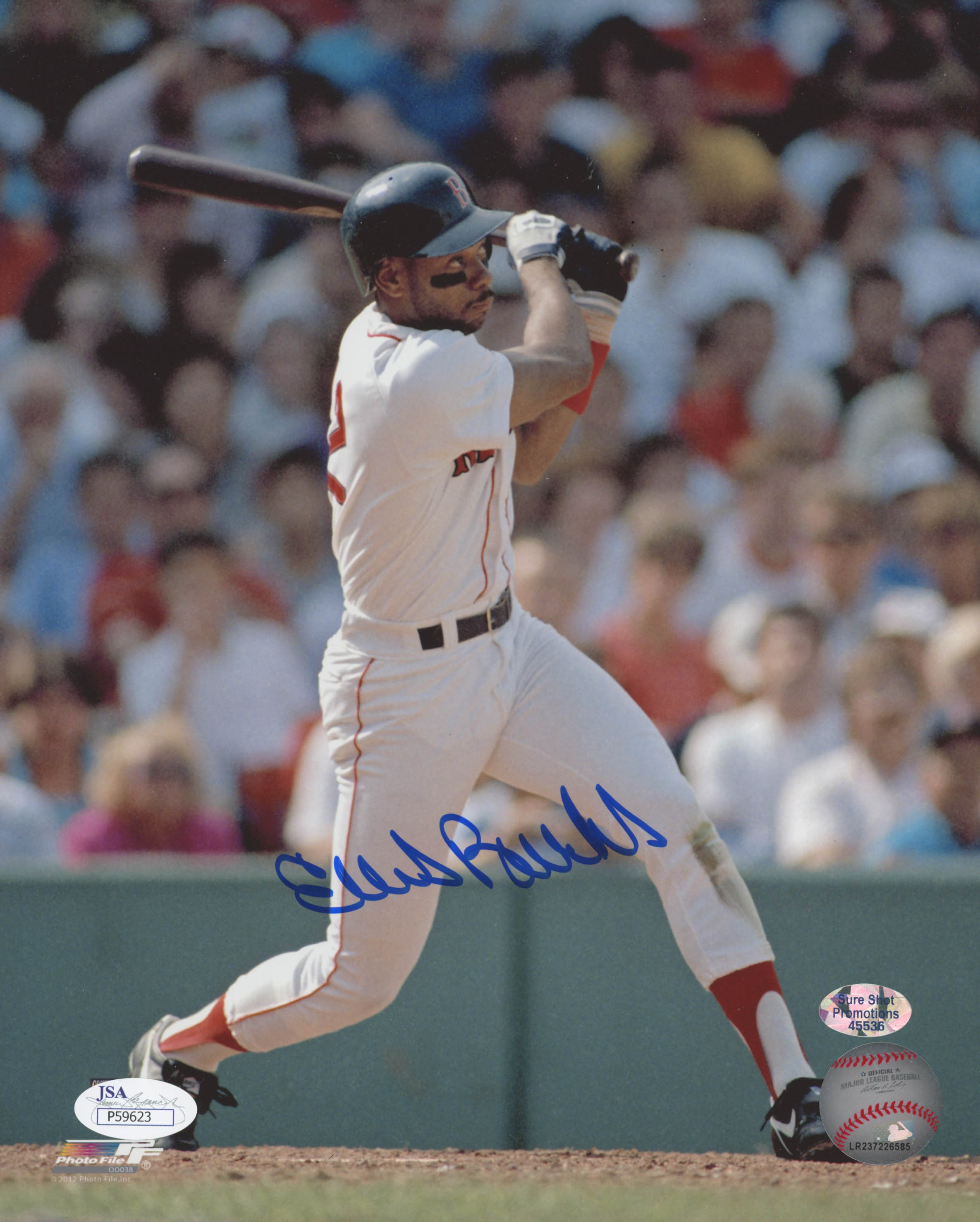 Ellis Burks Signed Boston Red Sox 8x10 Photo (JSA COA & Sure Shot Promotions Hologram) at PristineAuction.com Ellis Burks Signed Boston Red Sox 8x10 Photo (JSA COA & Sure Shot Promotions Hologram) at PristineAuction.com