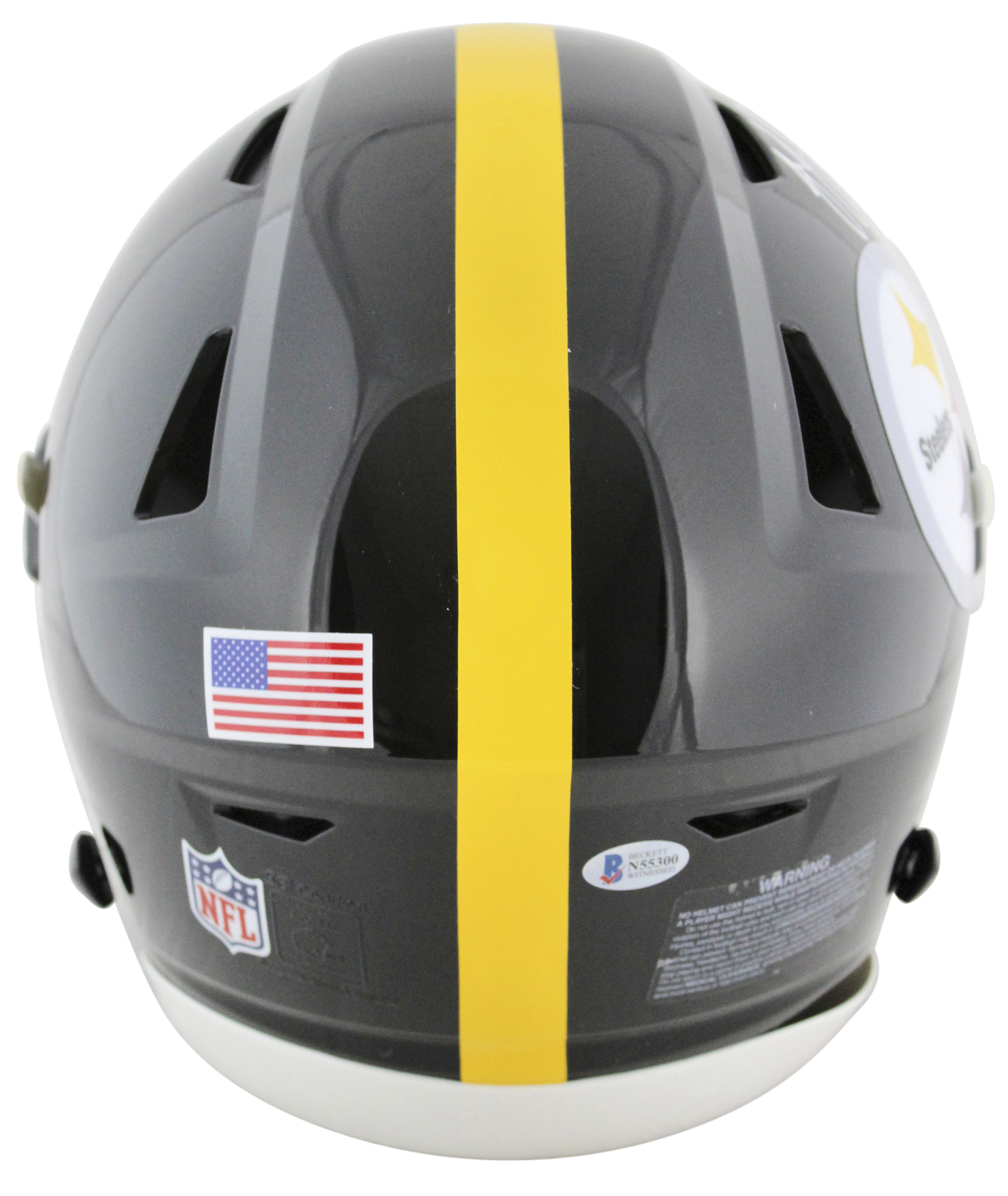 JuJu Smith-Schuster Signed Pittsburgh Steelers Full-Size Authentic On-Field SpeedFlex Helmet Inscribed "Steelers Nation", "2018 Steelers MVP" & "2018 Pro Bowl" (Beckett COA) at PristineAuction.com JuJu Smith-Schuster Signed Pittsburgh Steelers Full-Size Authentic On-Field SpeedFlex Helmet Inscribed "Steelers Nation", "2018 Steelers MVP" & "2018 Pro Bowl" (Beckett COA) at PristineAuction.com