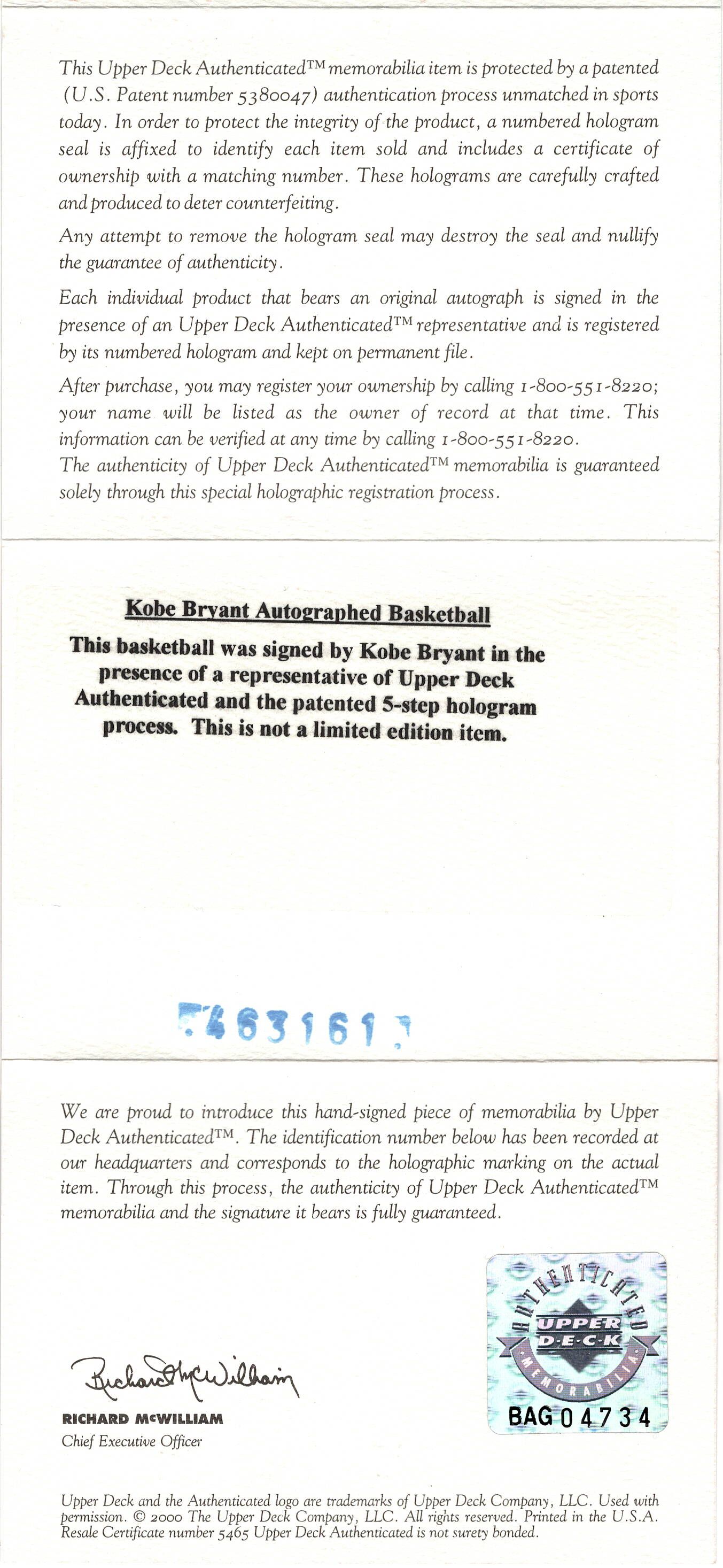 Kobe Bryant Signed NBA Game Ball Basketball (UDA COA) at PristineAuction.com Kobe Bryant Signed NBA Game Ball Basketball (UDA COA) at PristineAuction.com