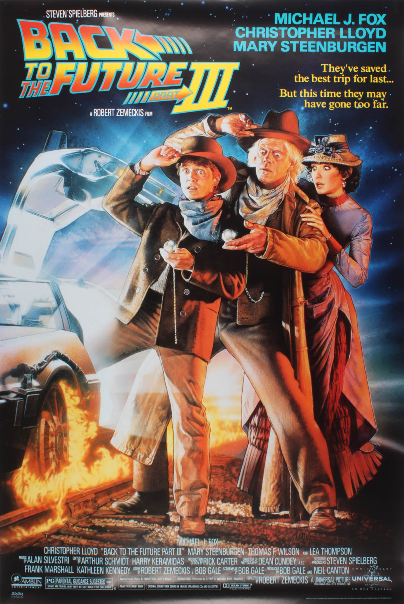 Complete Set of (3) "Back to the Future" 27x40 Trilogy Movie Posters with Part I, Part II, & Part III at PristineAuction.com Complete Set of (3) "Back to the Future" 27x40 Trilogy Movie Posters with Part I, Part II, & Part III at PristineAuction.com
