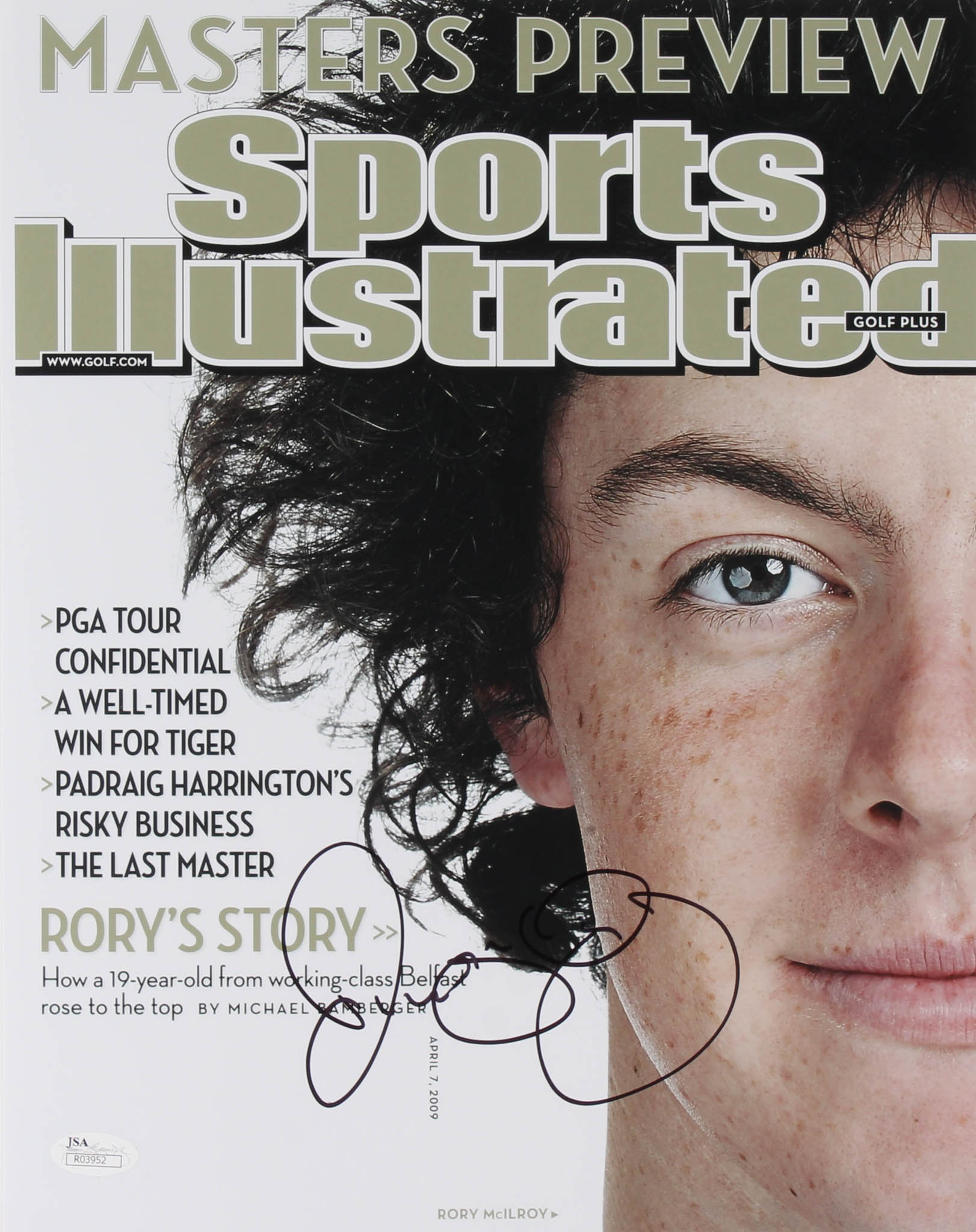 Rory McIlroy Signed "Sports Illustrated Magazine Cover" 11x14 Photo (JSA COA) at PristineAuction.com Rory McIlroy Signed "Sports Illustrated Magazine Cover" 11x14 Photo (JSA COA) at PristineAuction.com