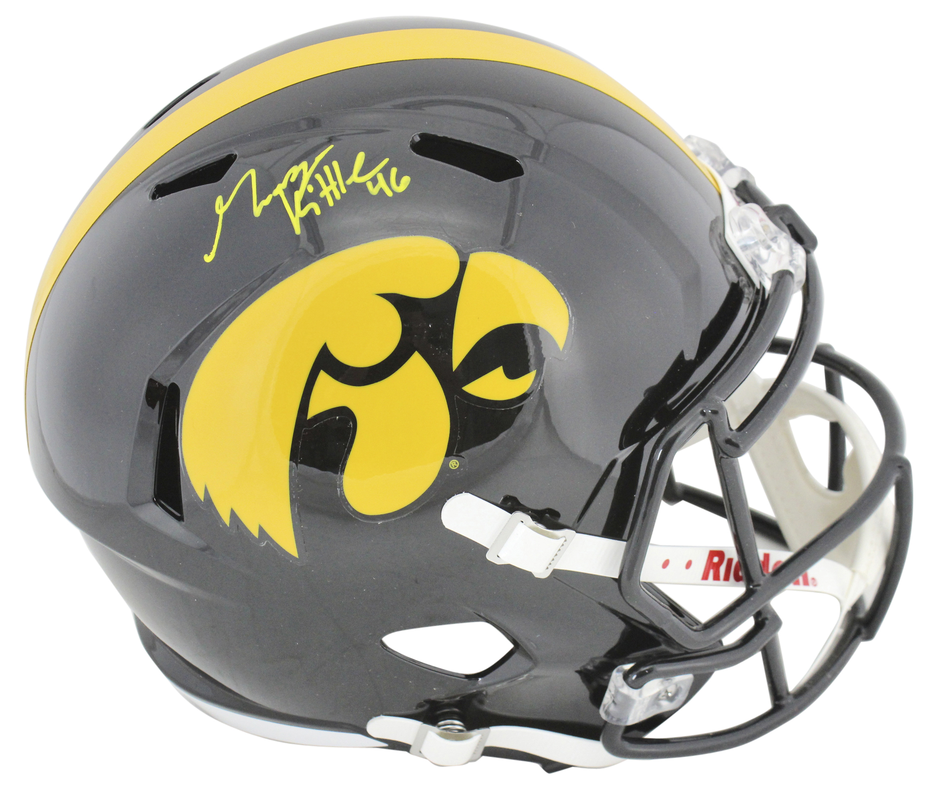 George Kittle Signed Iowa Hawkeyes Full-Size Speed Helmet (Beckett COA) at PristineAuction.com George Kittle Signed Iowa Hawkeyes Full-Size Speed Helmet (Beckett COA) at PristineAuction.com