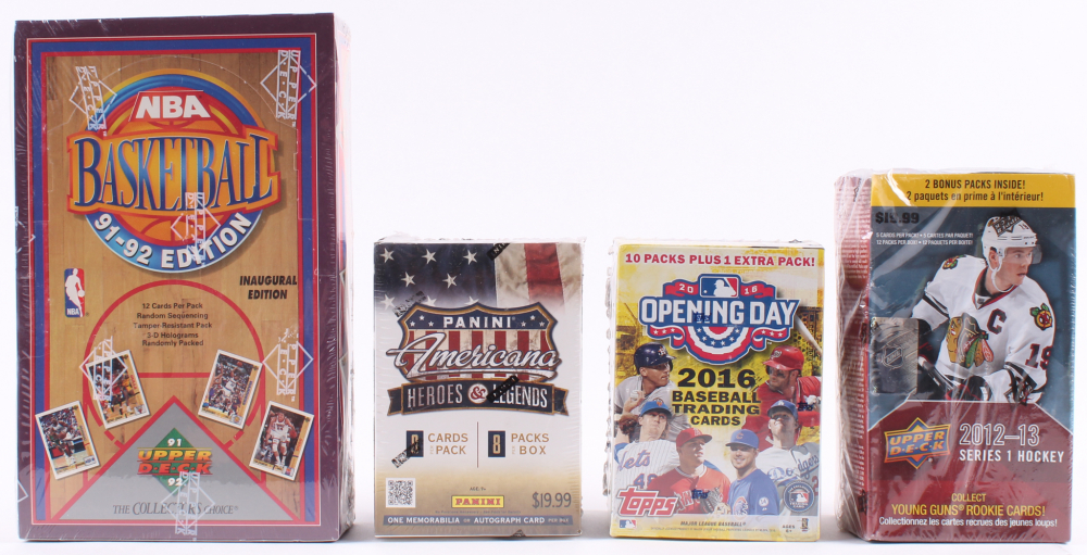 2012 Panini Americana Heroes /& Legends 8-Pack Blaster Box