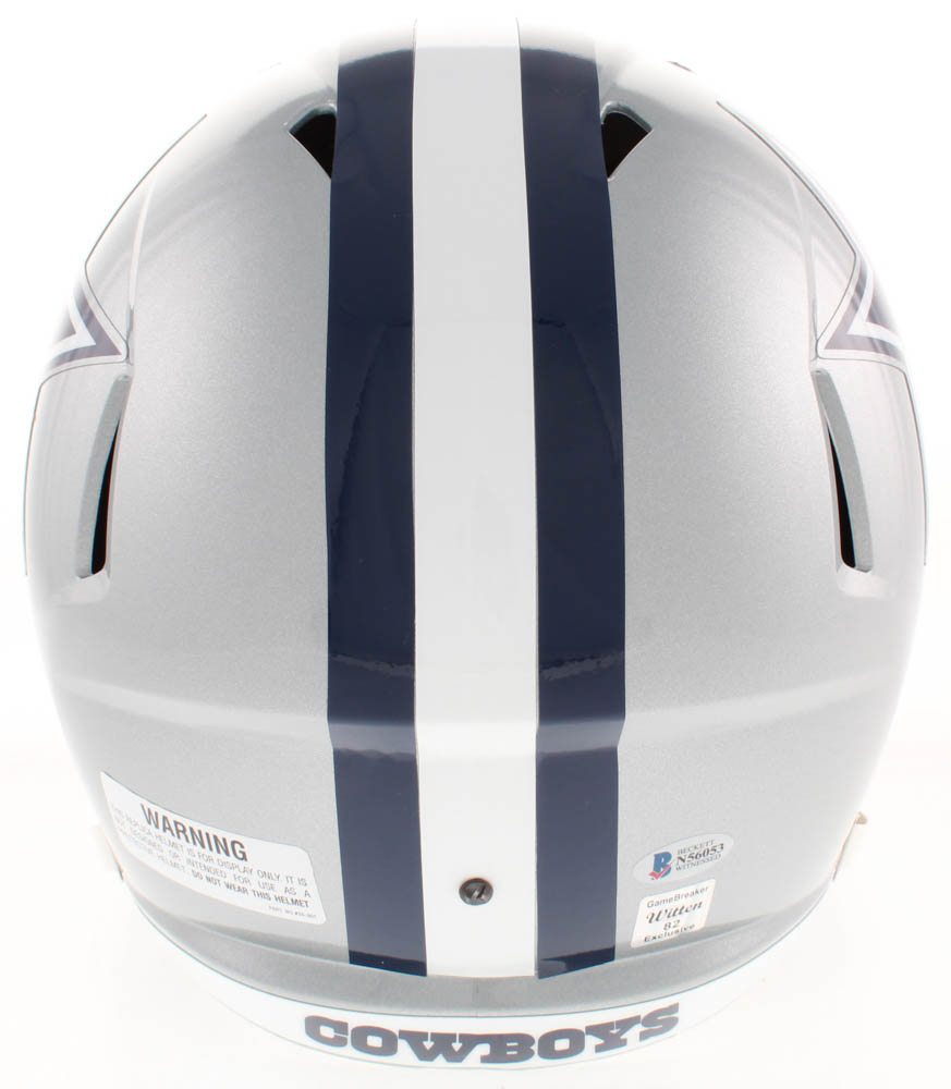 Jason Witten Signed Dallas Cowboys Full-Size Speed Helmet (Beckett COA & Witten Hologram) at PristineAuction.com Jason Witten Signed Dallas Cowboys Full-Size Speed Helmet (Beckett COA & Witten Hologram) at PristineAuction.com