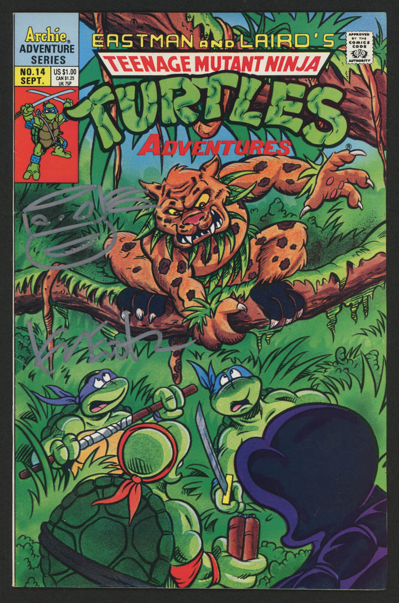 Kevin Eastman Signed Teenage Mutant Ninja Turtles Original Comic Book with Hand-Drawn Turtles Sketch (PA COA) at PristineAuction.com Kevin Eastman Signed Teenage Mutant Ninja Turtles Original Comic Book with Hand-Drawn Turtles Sketch (PA COA) at PristineAuction.com