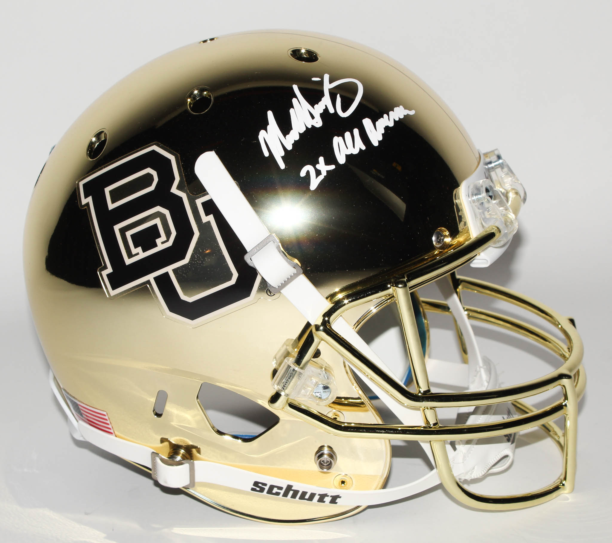 Mike Singletary Signed Baylor Bears Full-Size Chrome Helmet Inscribed "2X All American" (Radtke Hologram) at PristineAuction.com Mike Singletary Signed Baylor Bears Full-Size Chrome Helmet Inscribed "2X All American" (Radtke Hologram) at PristineAuction.com