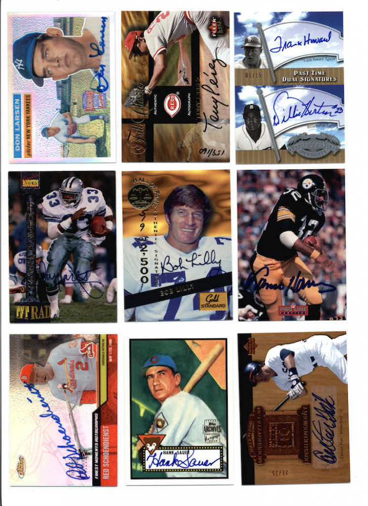 ICONS OF SPORTS Strictly Game Used & Autographs (5+) Mystery Box Card