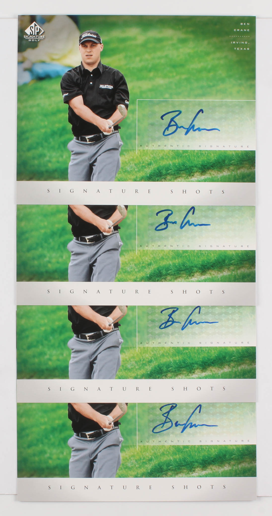 Lot of (15) 2004 SP Signature Shots 8 x 10 Golf Cards with #SM Shaun Micheel, #JH Jay Haas, #CR Ben Crane & #SF Steve Flesch at PristineAuction.com Lot of (15) 2004 SP Signature Shots 8 x 10 Golf Cards with #SM Shaun Micheel, #JH Jay Haas, #CR Ben Crane & #SF Steve Flesch at PristineAuction.com