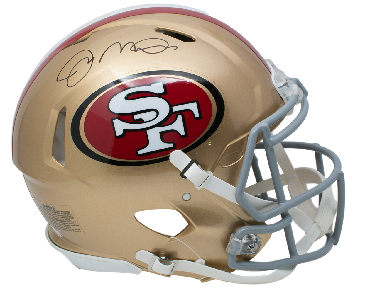 Joe Montana Signed 49ers Full-Size Authentic On-Field Speed Helmet (JSA COA) at PristineAuction.com Joe Montana Signed 49ers Full-Size Authentic On-Field Speed Helmet (JSA COA) at PristineAuction.com