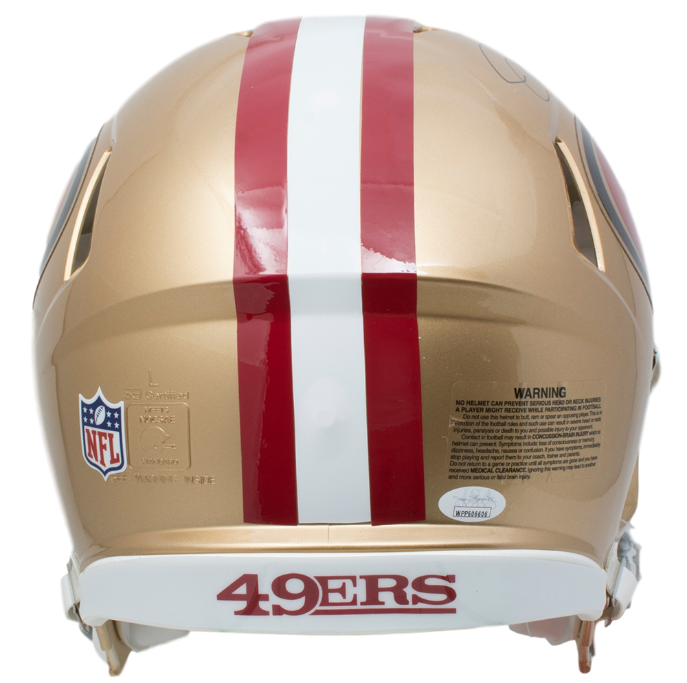 Joe Montana Signed 49ers Full-Size Authentic On-Field Speed Helmet (JSA COA) at PristineAuction.com Joe Montana Signed 49ers Full-Size Authentic On-Field Speed Helmet (JSA COA) at PristineAuction.com