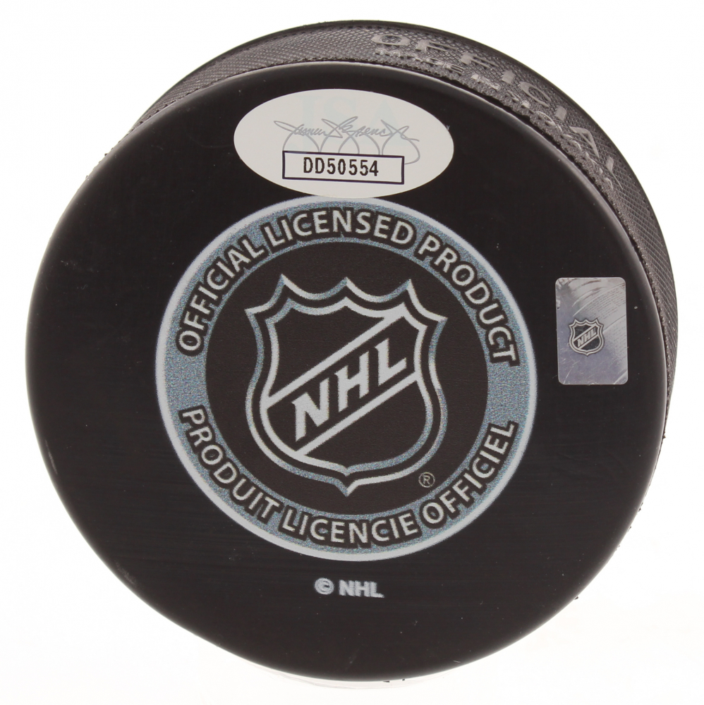 brayden point signed puck