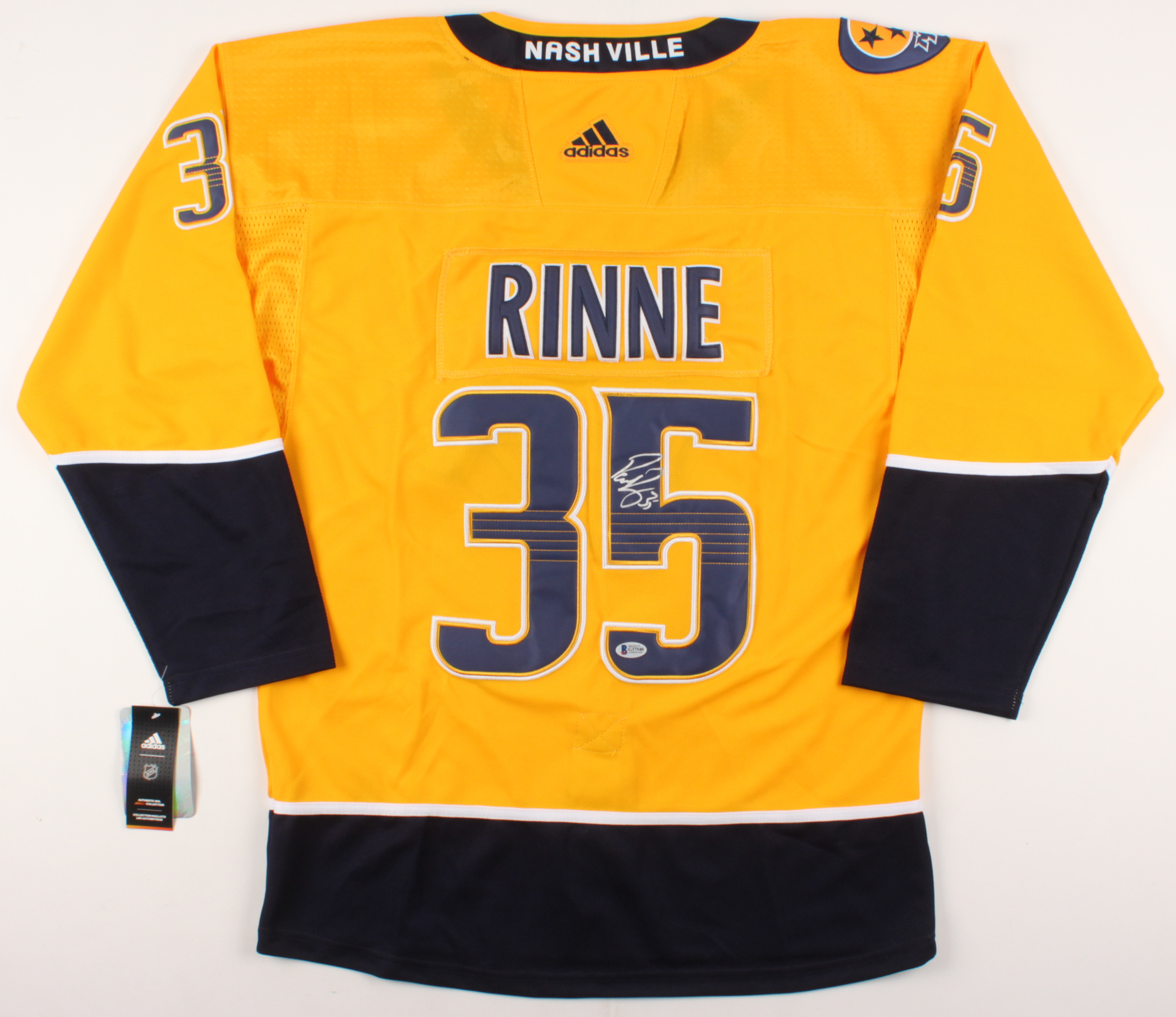 Pekka Rinne Signed Nashville Predators Jersey (Beckett COA) at PristineAuction.com Pekka Rinne Signed Nashville Predators Jersey (Beckett COA) at PristineAuction.com