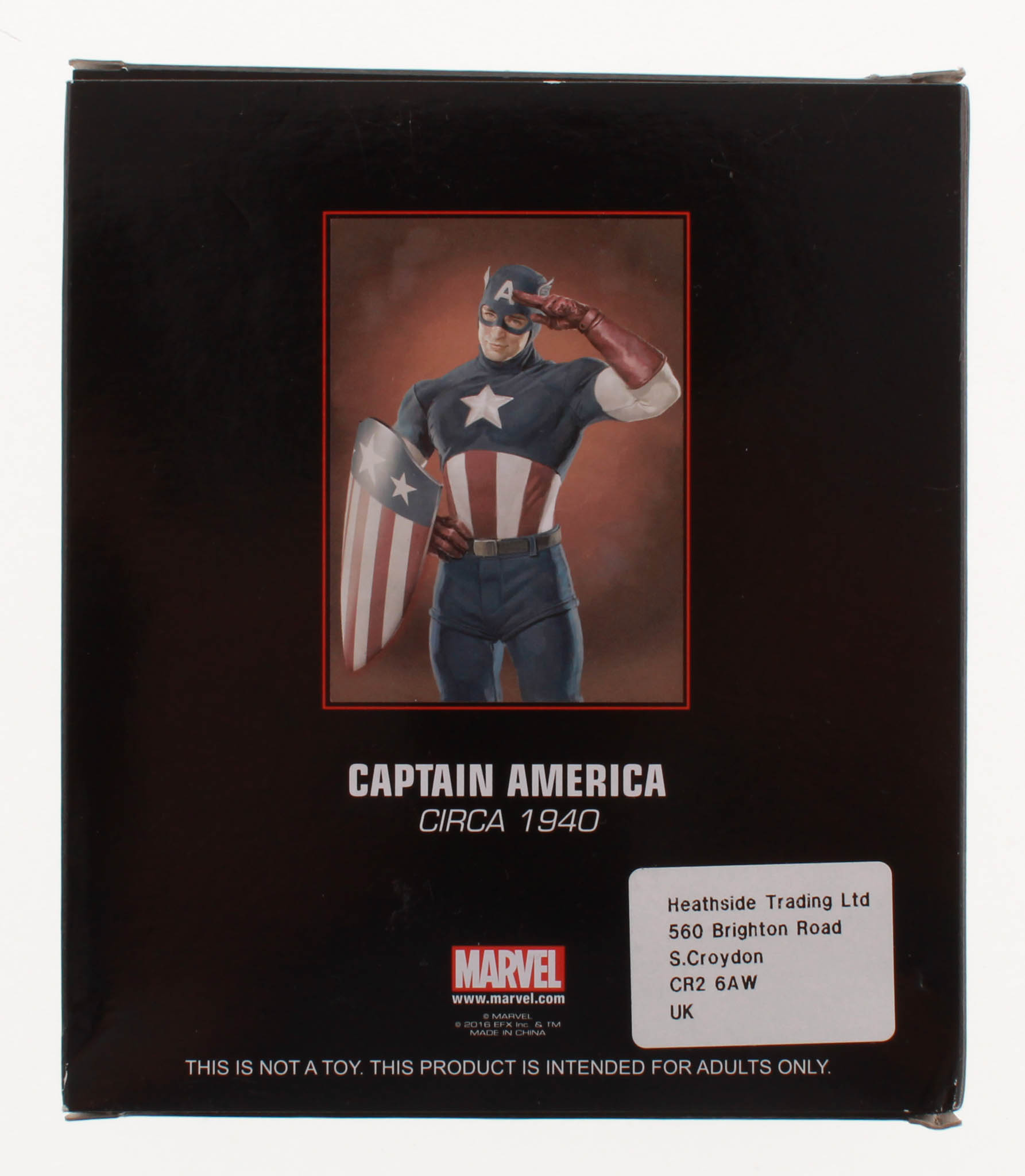 Captain America: The First Avenger High Quality Metal Movie Prop 1:6 Replica Shield at PristineAuction.com Captain America: The First Avenger High Quality Metal Movie Prop 1:6 Replica Shield at PristineAuction.com