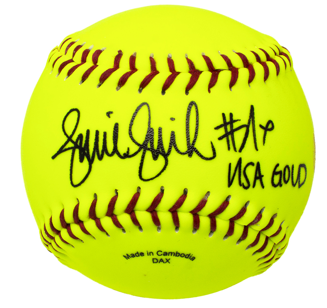 Jennie Finch Signed Softball Inscribed "USA Gold" (JSA COA) at PristineAuction.com Jennie Finch Signed Softball Inscribed "USA Gold" (JSA COA) at PristineAuction.com