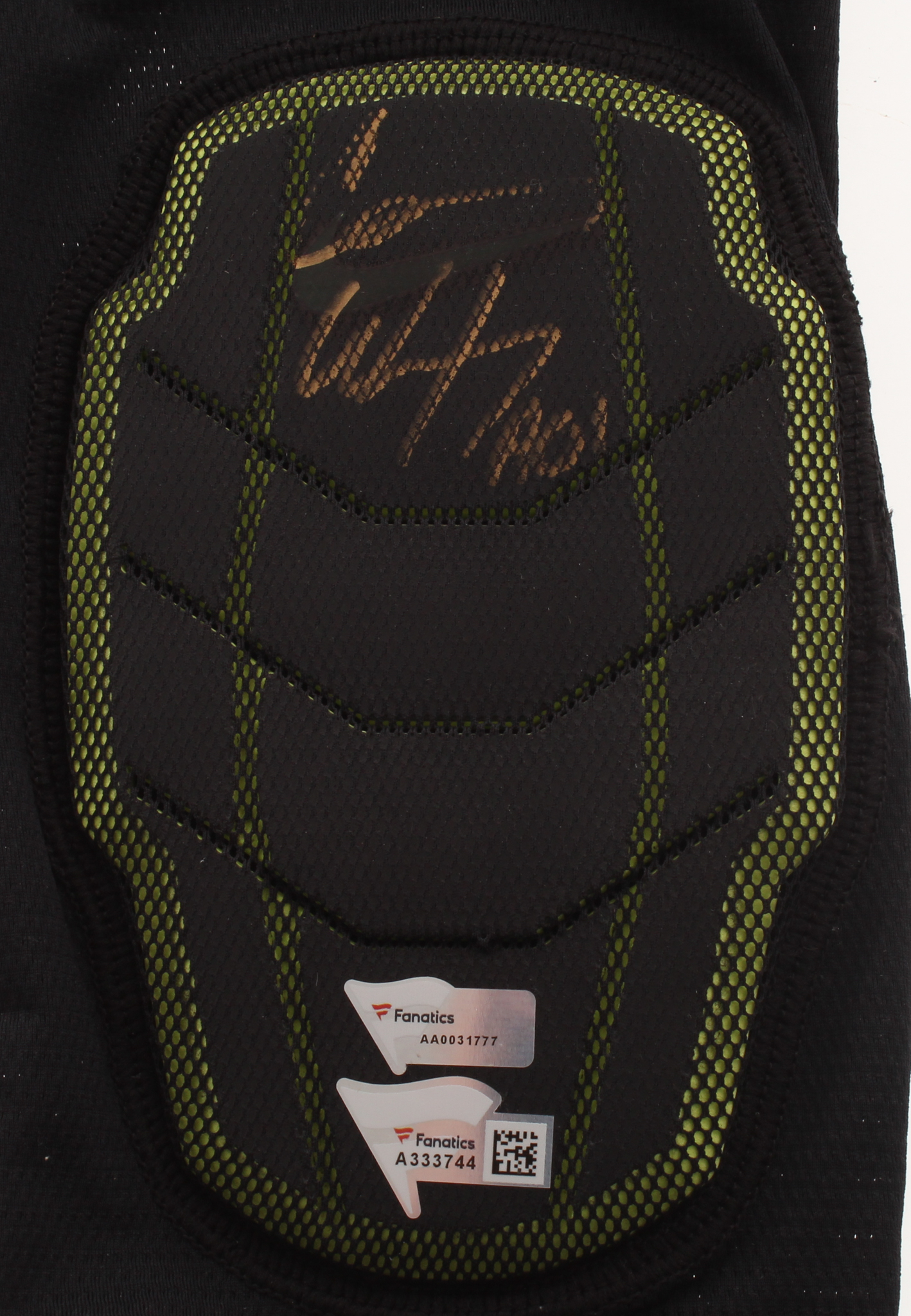 Carson Wentz Signed Game-Used Nike Arm Sleeve Inscribed "AO1" (Fanatics COA) at PristineAuction.com Carson Wentz Signed Game-Used Nike Arm Sleeve Inscribed "AO1" (Fanatics COA) at PristineAuction.com