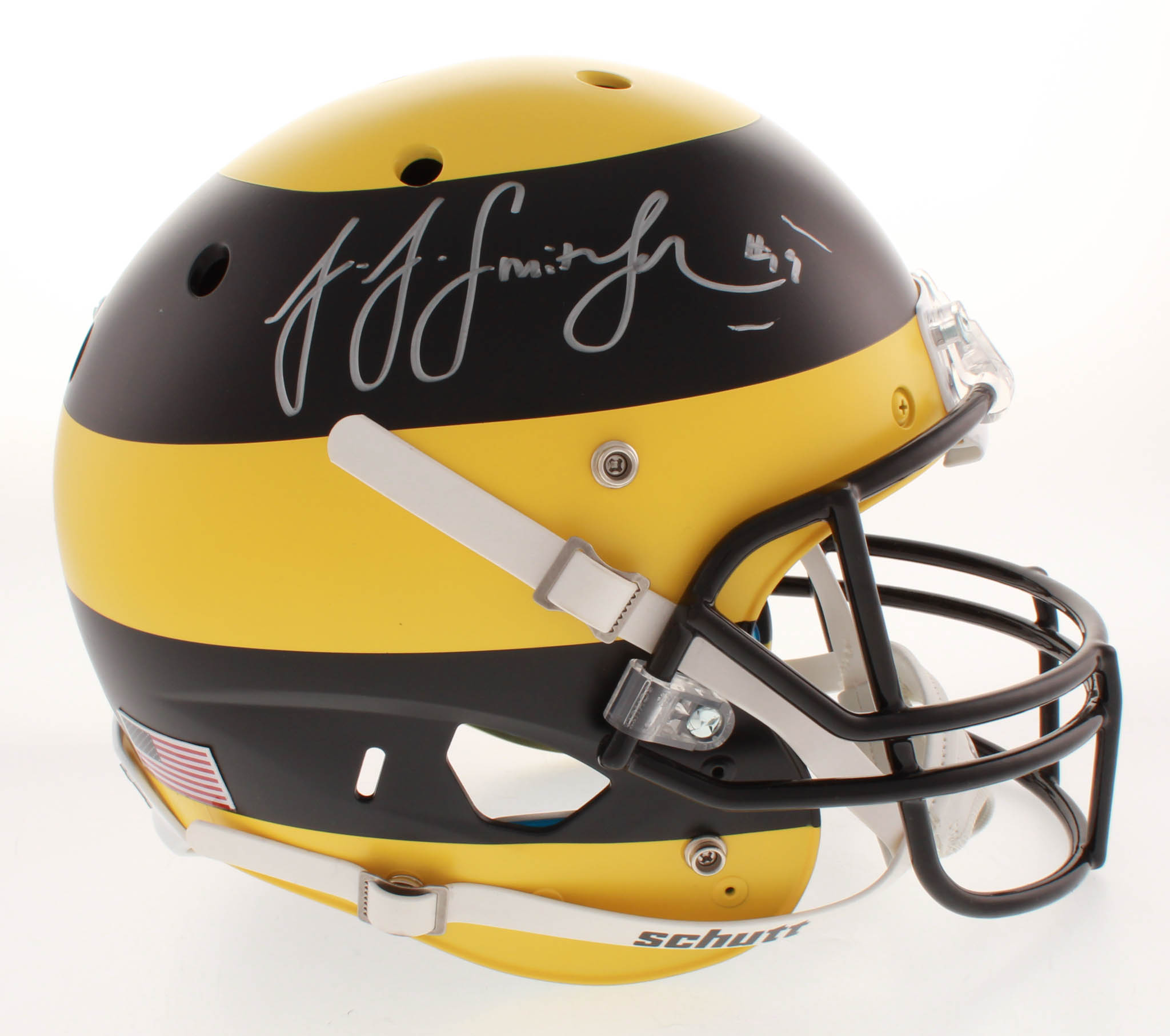 JuJu Smith-Schuster Signed Pittsburgh Steelers "Bumblebee" Full-Size Helmet (JSA COA) at PristineAuction.com JuJu Smith-Schuster Signed Pittsburgh Steelers "Bumblebee" Full-Size Helmet (JSA COA) at PristineAuction.com
