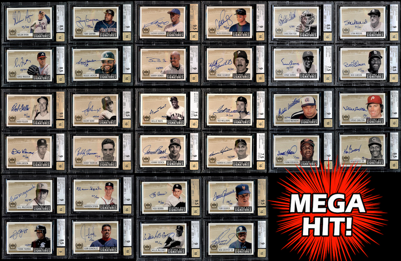 Sportscards.com “Greatest Hits of the 90’s” Baseball Autographs & Rare Card Mystery Box! at PristineAuction.com Sportscards.com “Greatest Hits of the 90’s” Baseball Autographs & Rare Card Mystery Box! at PristineAuction.com