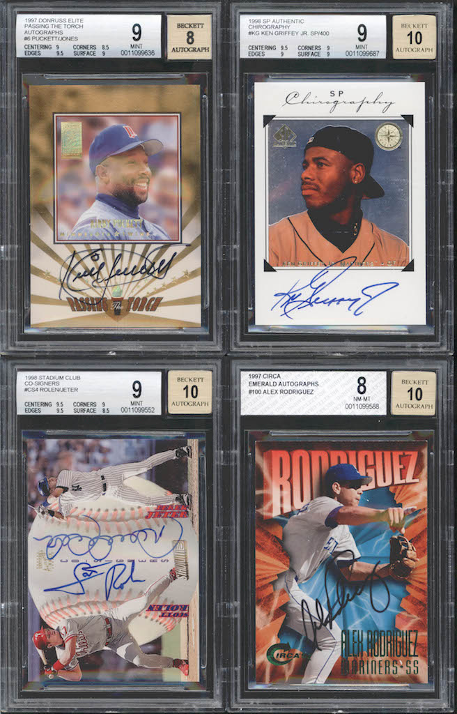 Sportscards.com “Greatest Hits of the 90’s” Baseball Autographs & Rare Card Mystery Box! at PristineAuction.com Sportscards.com “Greatest Hits of the 90’s” Baseball Autographs & Rare Card Mystery Box! at PristineAuction.com