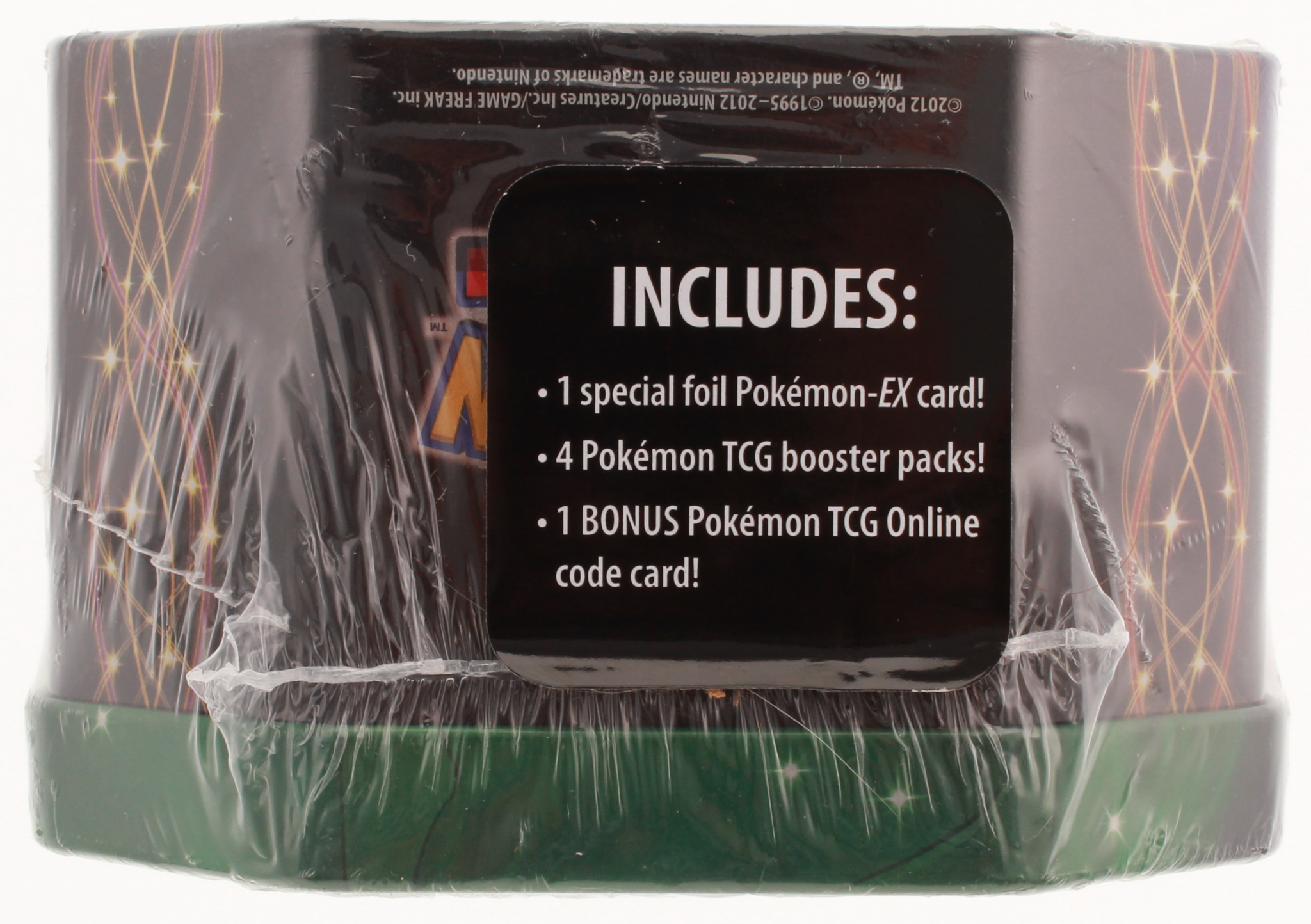 2012 Unopened Pokemon-EX "Rayquaza" TCG Legendary Foil Tin at PristineAuction.com 2012 Unopened Pokemon-EX "Rayquaza" TCG Legendary Foil Tin at PristineAuction.com