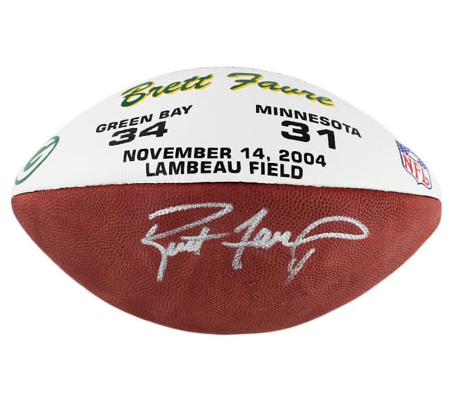 Brett Favre Signed Commemorative Brett Favre Official NFL Game Ball (Radtke COA) at PristineAuction.com Brett Favre Signed Commemorative Brett Favre Official NFL Game Ball (Radtke COA) at PristineAuction.com